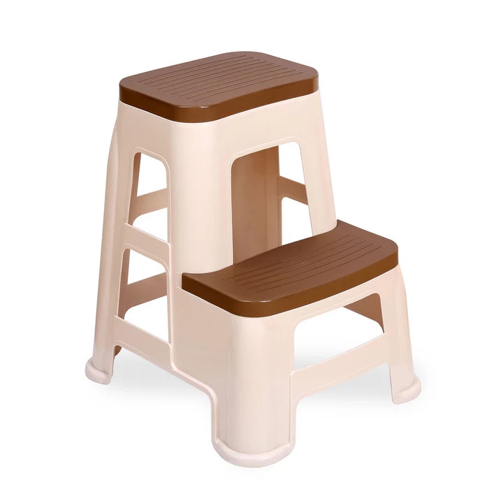 Step Stool 31 (Basket Beach / Rattan Dark Beige)